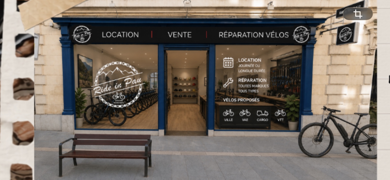Devanture Ride in Pau, 5 rue Gambetta à Pau